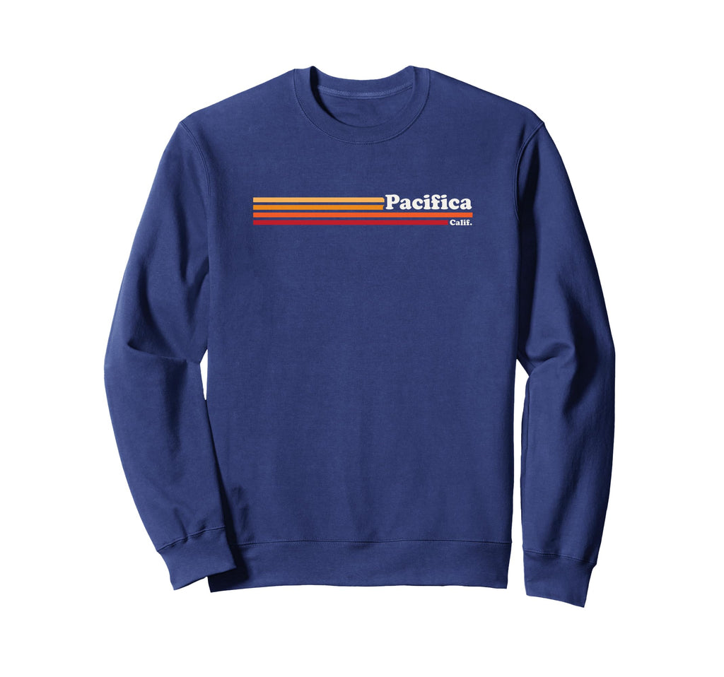 1980S Pacifica California Sweatshirt - Graphic Print Unisex - T-Shirt, Sweatshirt, Hoodie
