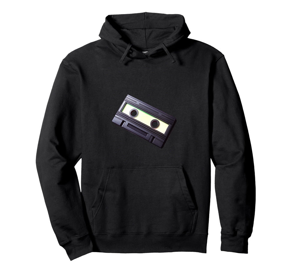 Cassette Tape Art Nostalgia Hoodie - Unique Graphic Unisex - T-Shirt, Sweatshirt, Hoodie