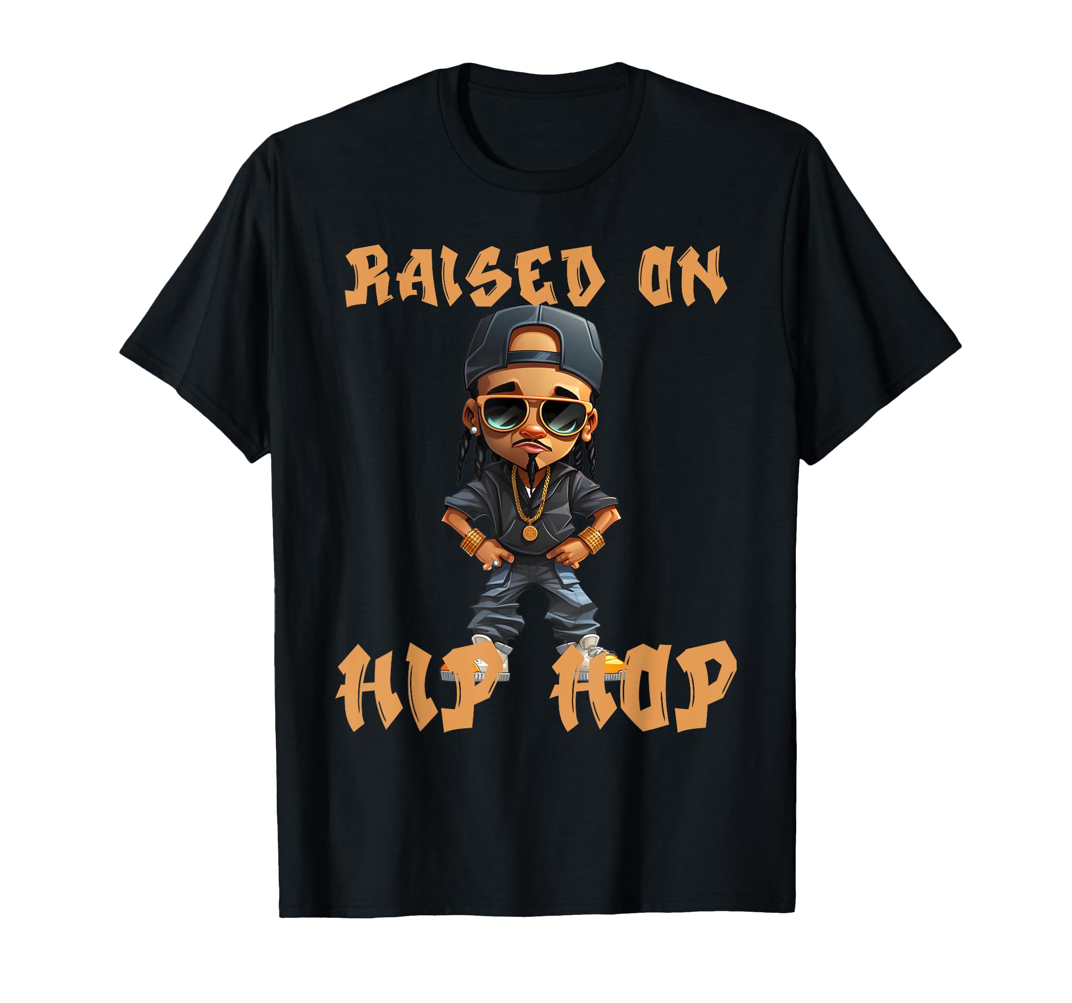 Raised Hip Hop Music Old School T-Shirt - Casual Everyday Wear for Adults - T-Shirt, Sweatshirt, Hoodie