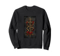 Gothic Cross Grunge Aesthetic Y2K Sweatshirt - Minimalist Print for Adults - T-Shirt, Sweatshirt, Hoodie