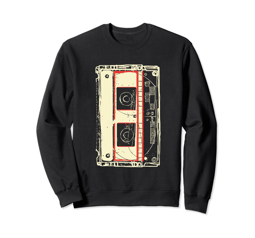 Cassette Tape Music 80S 90S Party Sweatshirt - Aesthetic Graphic Unisex - T-Shirt, Sweatshirt, Hoodie