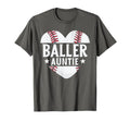 Baseball Aunt Gift Baller Auntie T-Shirt - Unique Graphic for Adults - T-Shirt, Sweatshirt, Hoodie