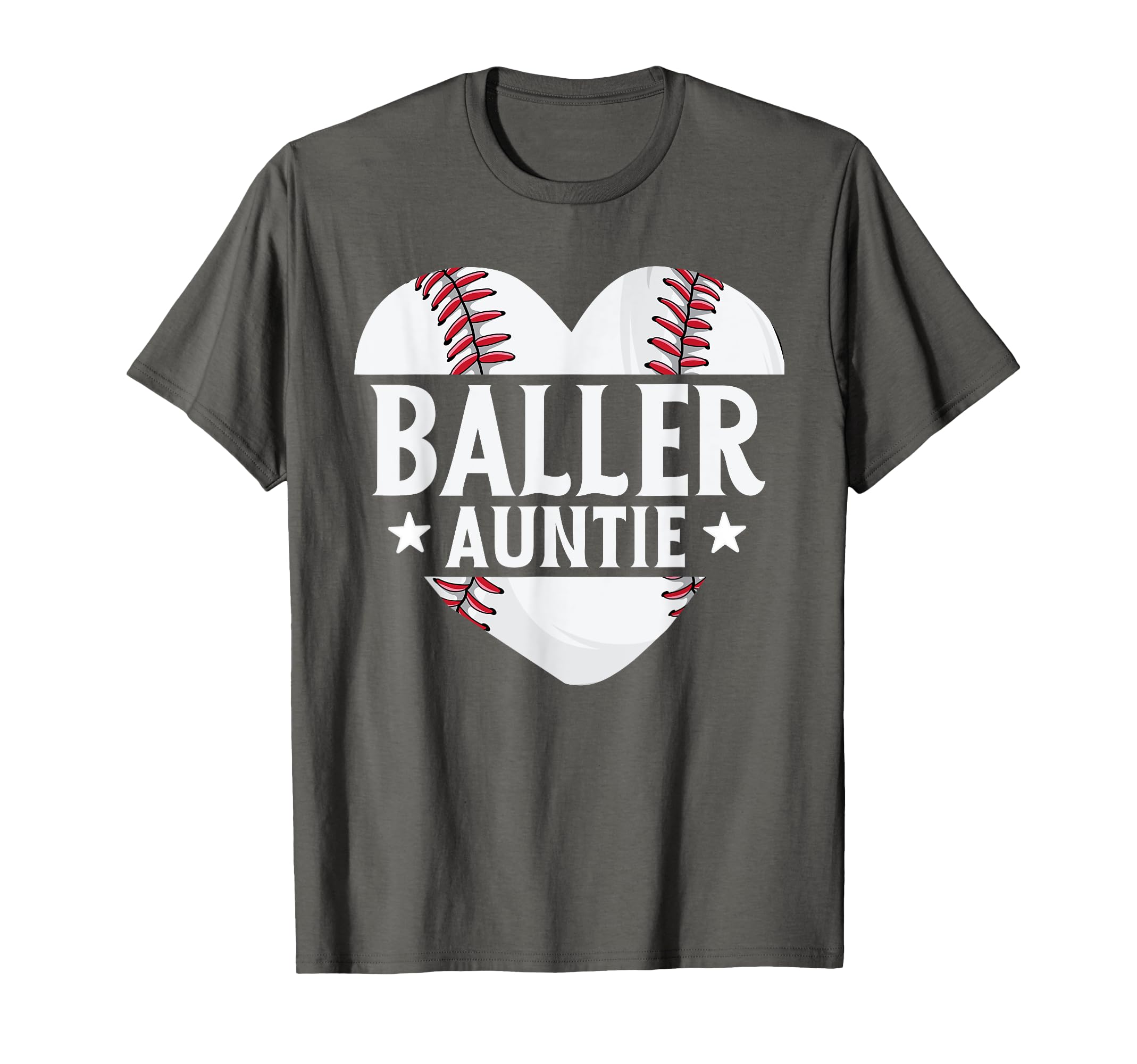 Baseball Aunt Gift Baller Auntie T-Shirt - Unique Graphic for Adults - T-Shirt, Sweatshirt, Hoodie