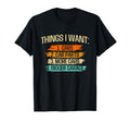 Things I Want Car Parts Enthusiast Auto T-Shirt - Minimalist Print Unisex - T-Shirt, Sweatshirt, Hoodie