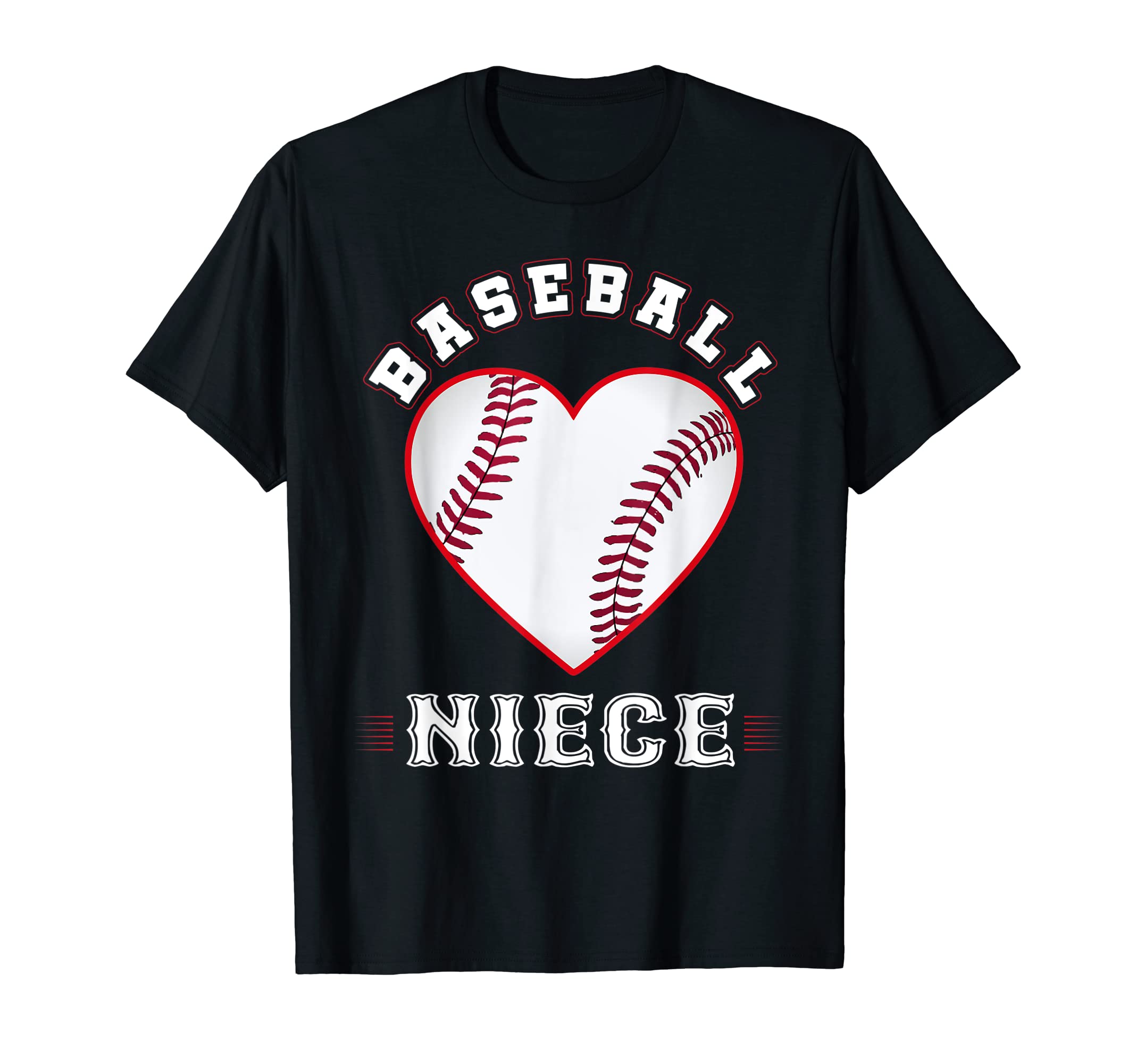 Niece Baseball Gifts Funny Mothers Day T-Shirt - Trendy Graphic for Adults - T-Shirt, Sweatshirt, Hoodie