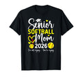 Proud Softball Senior Mom 2026 T-Shirt - Minimalist Print Men Women - T-Shirt, Sweatshirt, Hoodie