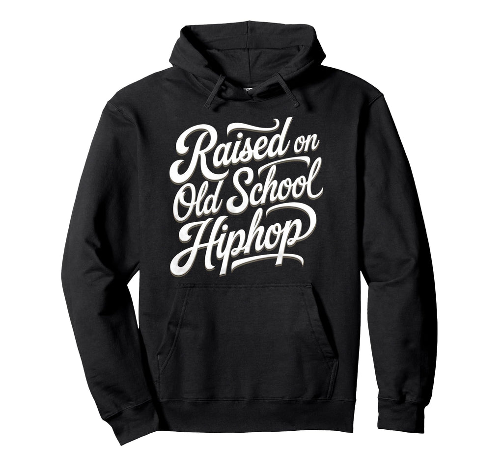 Raised Old School Hip Hop Cassette Hoodie - Novelty Apparel for Adults - T-Shirt, Sweatshirt, Hoodie