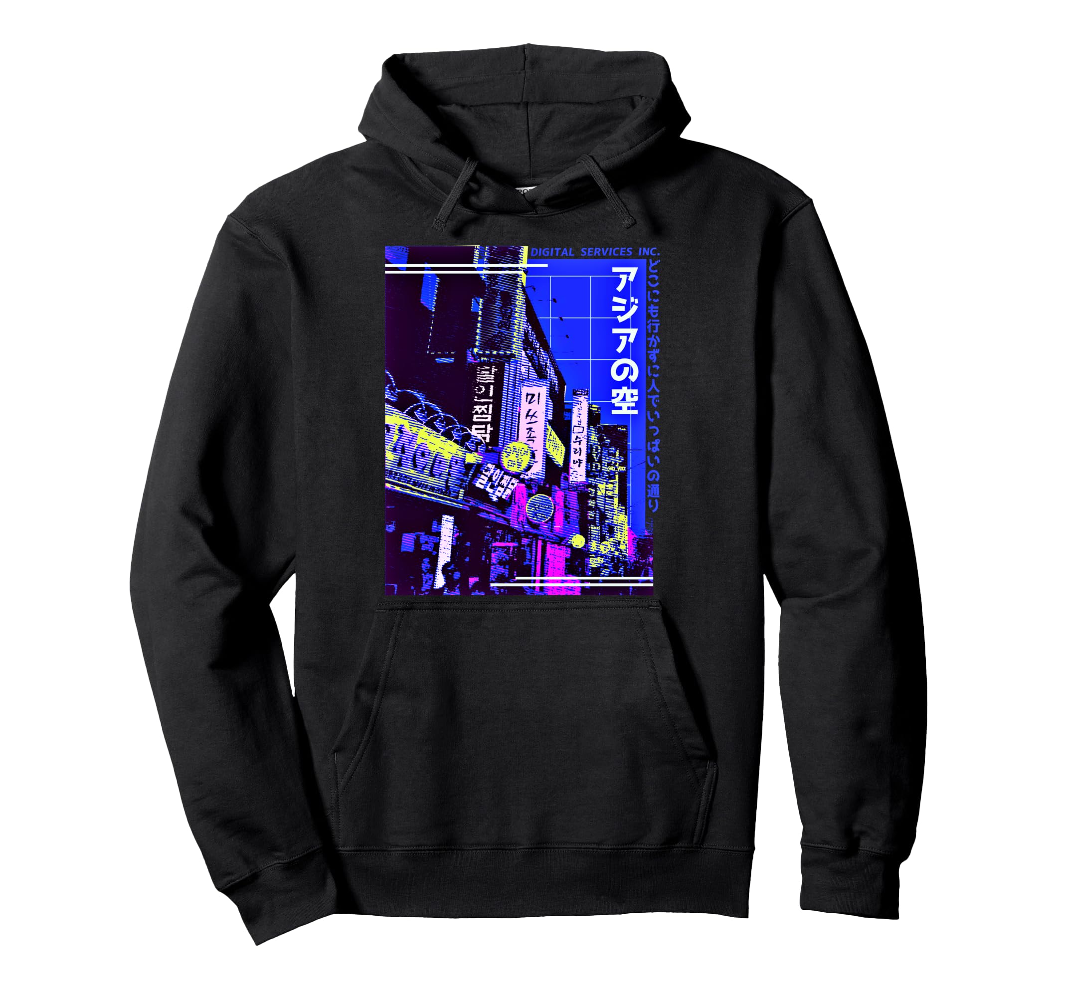 Aesthetic Vaporwave Japan 80S 90S Tokyo Hoodie - Custom Art Print Unisex - T-Shirt, Sweatshirt, Hoodie