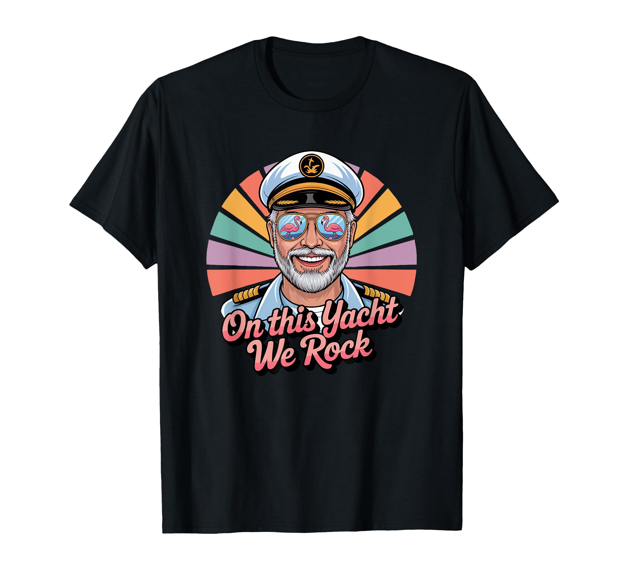 Funny This Yacht We Rock Yacht T-Shirt - Fun Novelty Design for Adults - T-Shirt, Sweatshirt, Hoodie