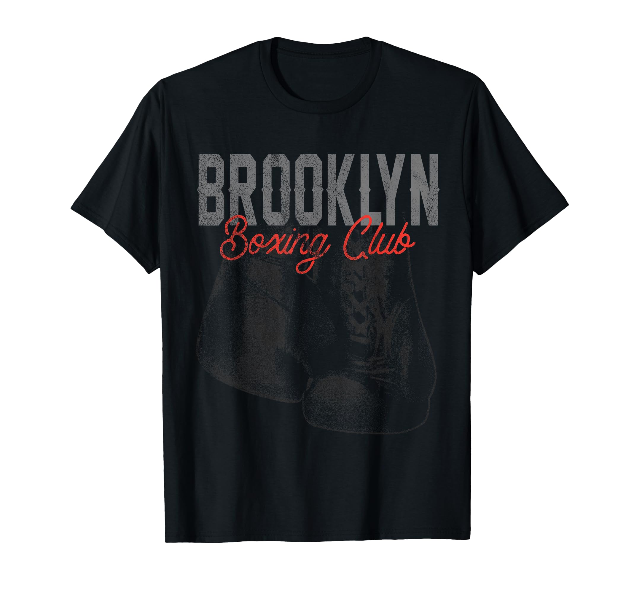 Brooklyn Boxing Club Distressed Boxer T-Shirt - Unique Graphic Men Women - T-Shirt, Sweatshirt, Hoodie