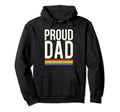Proud Dad Lgbt Daddy Pride Father Hoodie - Aesthetic Graphic Unisex - T-Shirt, Sweatshirt, Hoodie