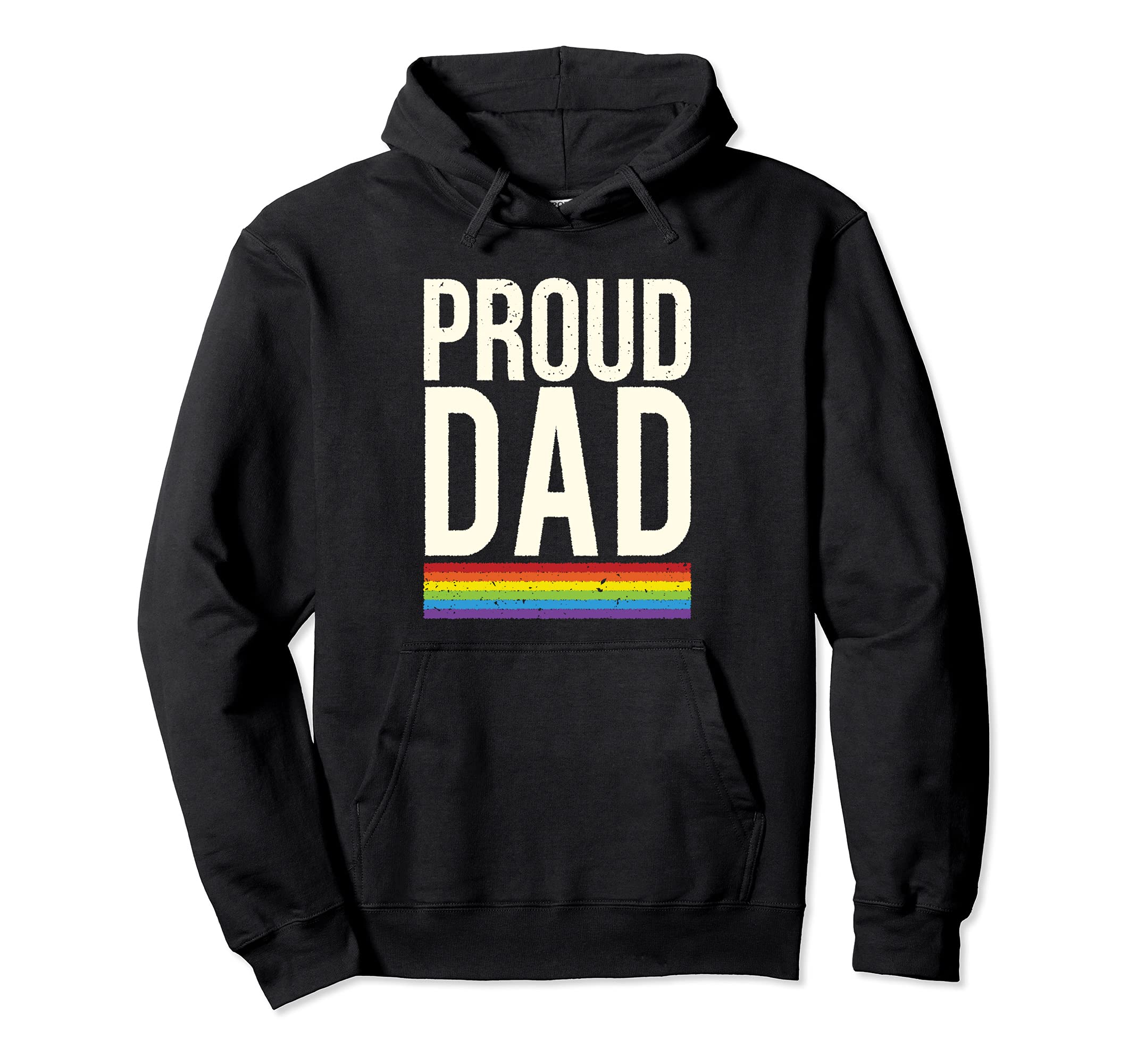 Proud Dad Lgbt Daddy Pride Father Hoodie - Aesthetic Graphic Unisex - T-Shirt, Sweatshirt, Hoodie