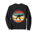 T Rex Roller Skating Dinosaur Sweatshirt - Minimalist Print Men Women - T-Shirt, Sweatshirt, Hoodie