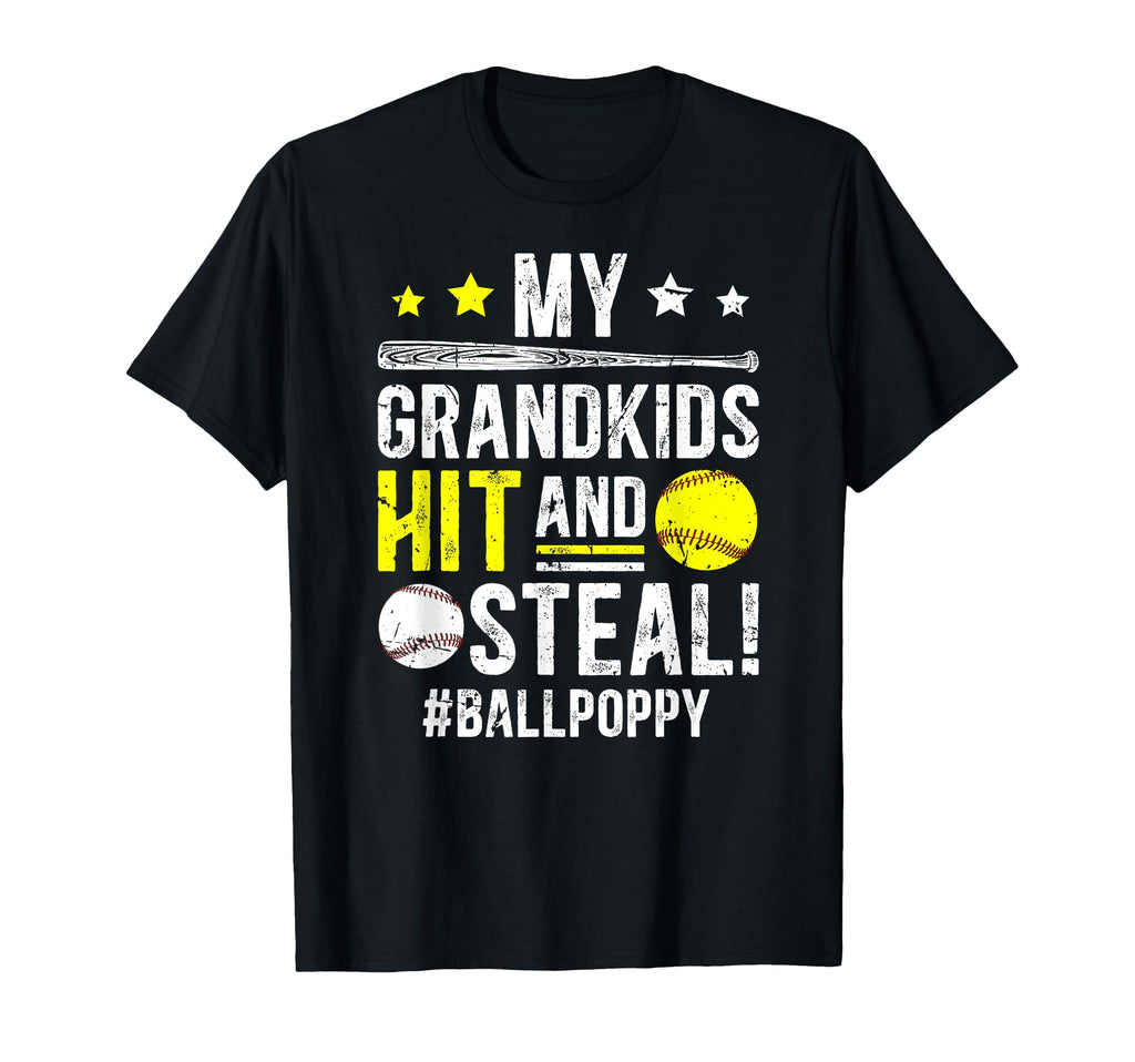 Ball Poppy Baseball Softball Poppy Ballers T-Shirt - Unique Graphic Unisex - T-Shirt, Sweatshirt, Hoodie