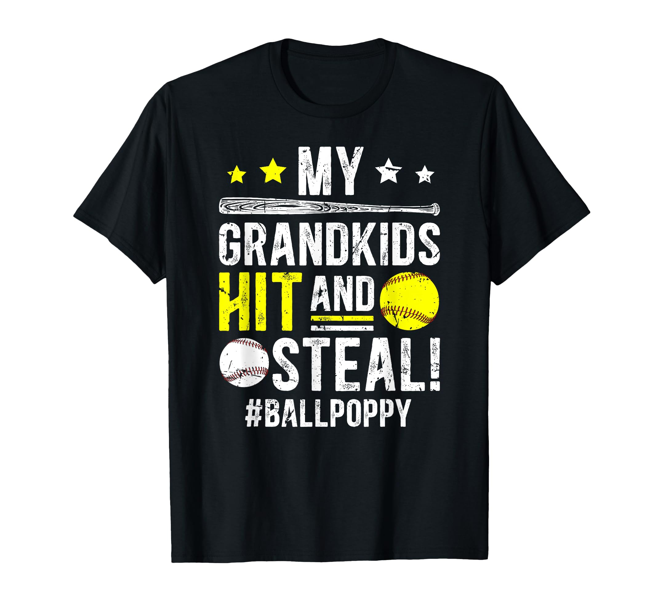 Ball Poppy Baseball Softball Poppy Ballers T-Shirt - Unique Graphic Unisex - T-Shirt, Sweatshirt, Hoodie