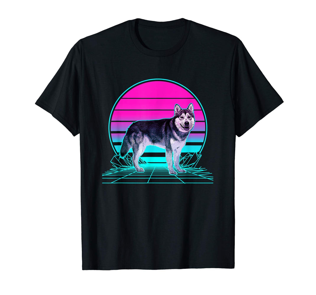Sunset Alaskan Malamute T-Shirt - Unique Graphic for Adults - T-Shirt, Sweatshirt, Hoodie