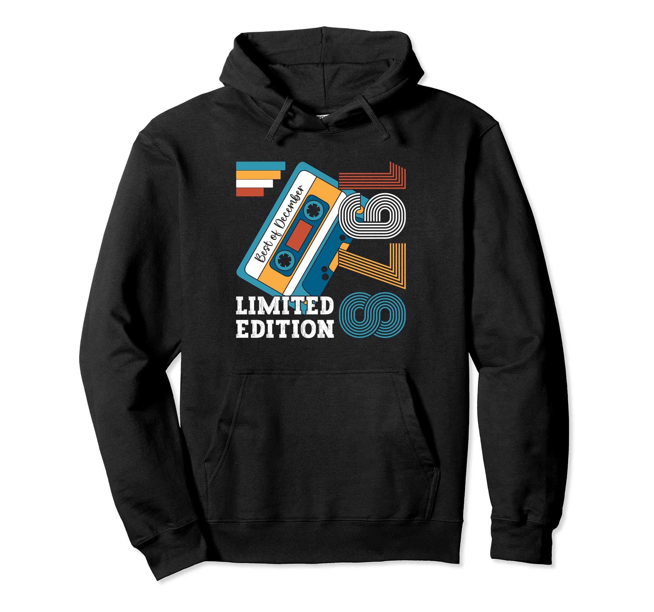 45Th Birthday December 1978 Cassette Hoodie - Custom Art Print for Adults - T-Shirt, Sweatshirt, Hoodie