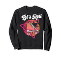 Roller Skating Skate 1970S Lets Roll Sweatshirt - Fun Novelty Design Unisex - T-Shirt, Sweatshirt, Hoodie