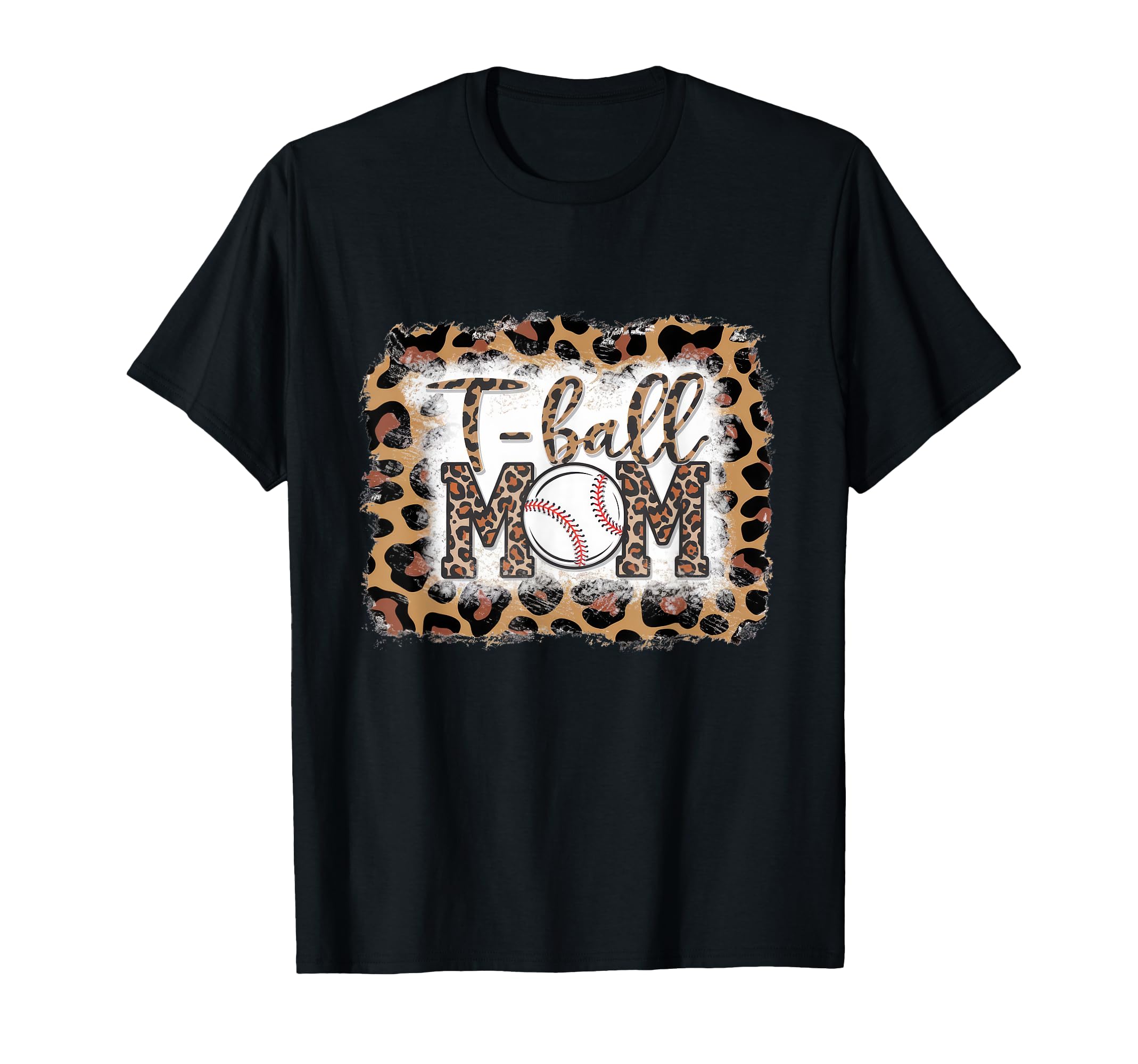 Leopard American Baseball Mom Mama T-Shirt - Aesthetic Graphic for Adults - T-Shirt, Sweatshirt, Hoodie