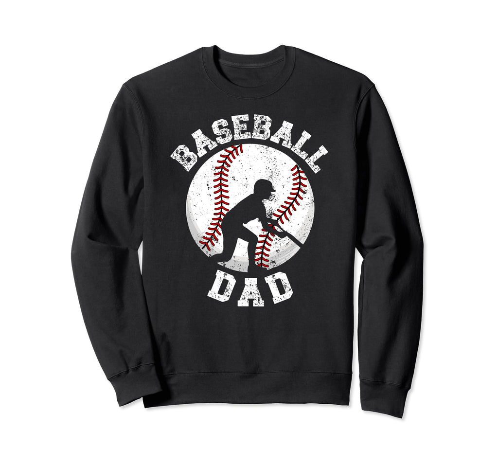 Baseball Dad Proud Dad Baseball Sweatshirt - Aesthetic Graphic for Adults - T-Shirt, Sweatshirt, Hoodie