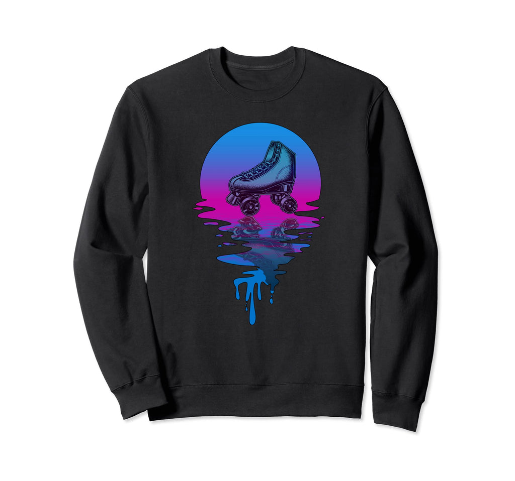 Sunset Roller Skate Sweatshirt - Minimalist Print Unisex - T-Shirt, Sweatshirt, Hoodie