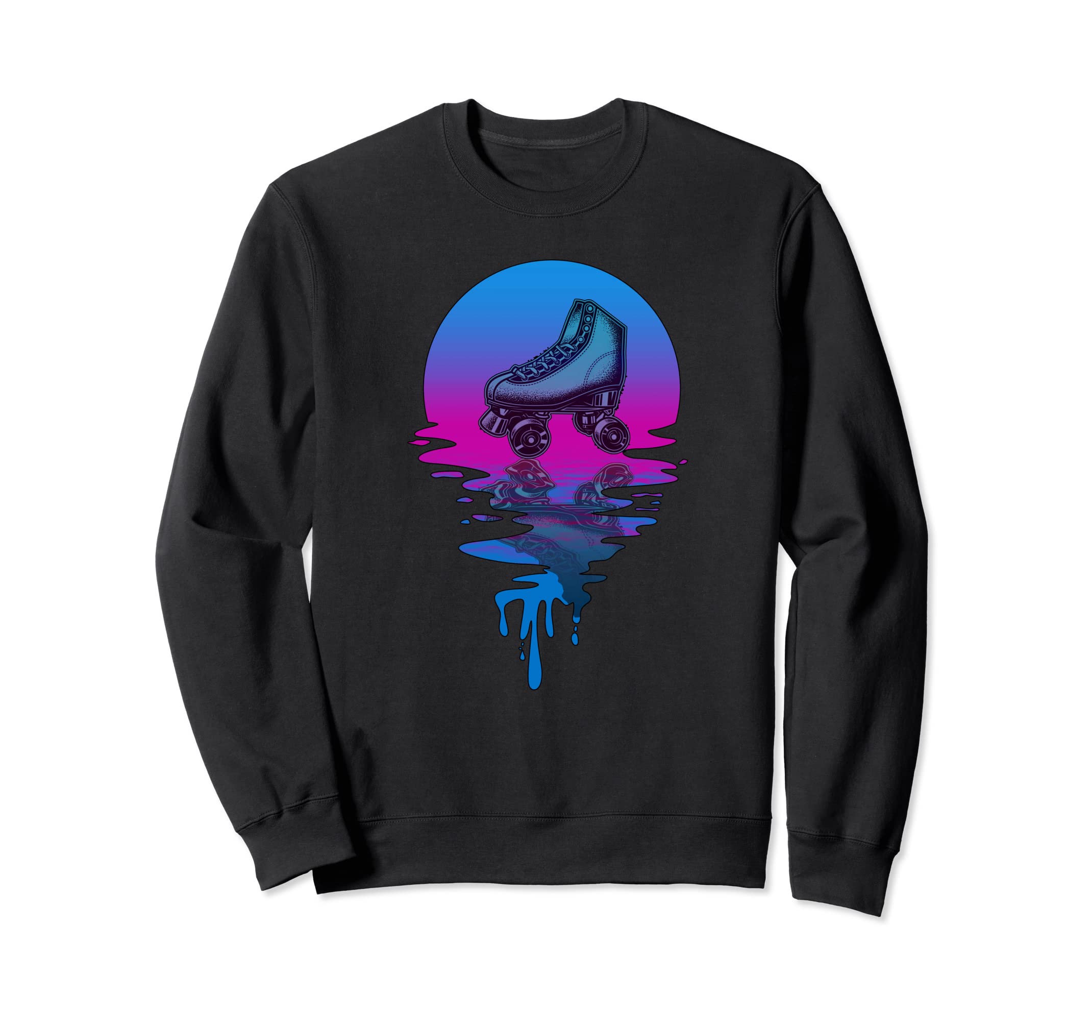 Sunset Roller Skate Sweatshirt - Minimalist Print Unisex - T-Shirt, Sweatshirt, Hoodie