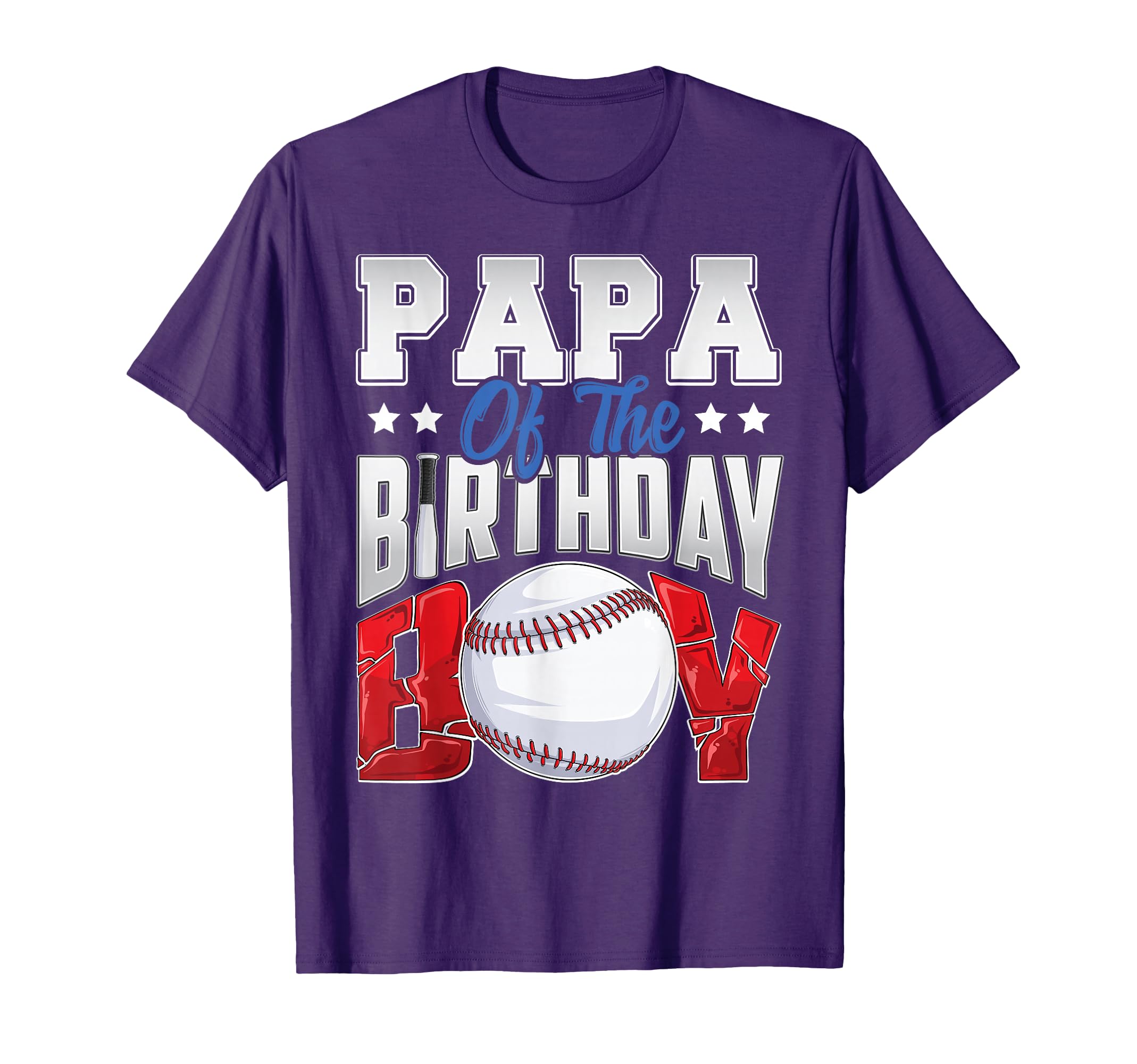 Papa Baseball Birthday Family Baller T-Shirt - Aesthetic Graphic Men Women - T-Shirt, Sweatshirt, Hoodie