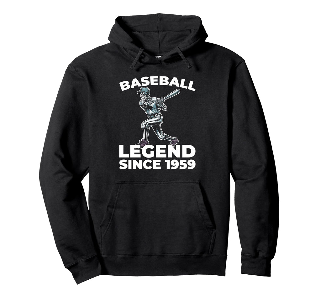 Born 1959 Baseballer Baseball Sport Hoodie - Graphic Print Men Women - T-Shirt, Sweatshirt, Hoodie