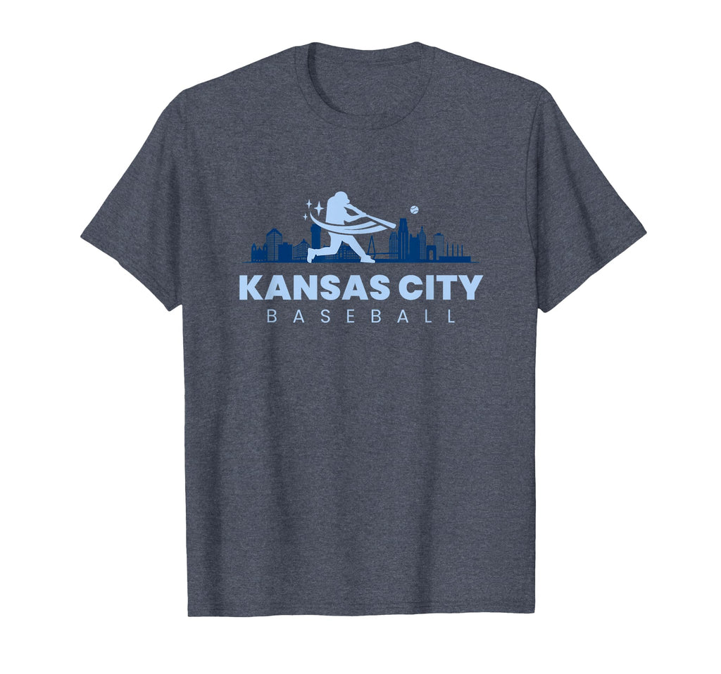 Kansas City Baseball Minimalist T-Shirt - Minimalist Print Men Women - T-Shirt, Sweatshirt, Hoodie
