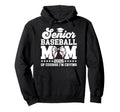 Proud Baseball Senior Mom 2026 Baseball Hoodie - Minimalist Print Unisex - T-Shirt, Sweatshirt, Hoodie