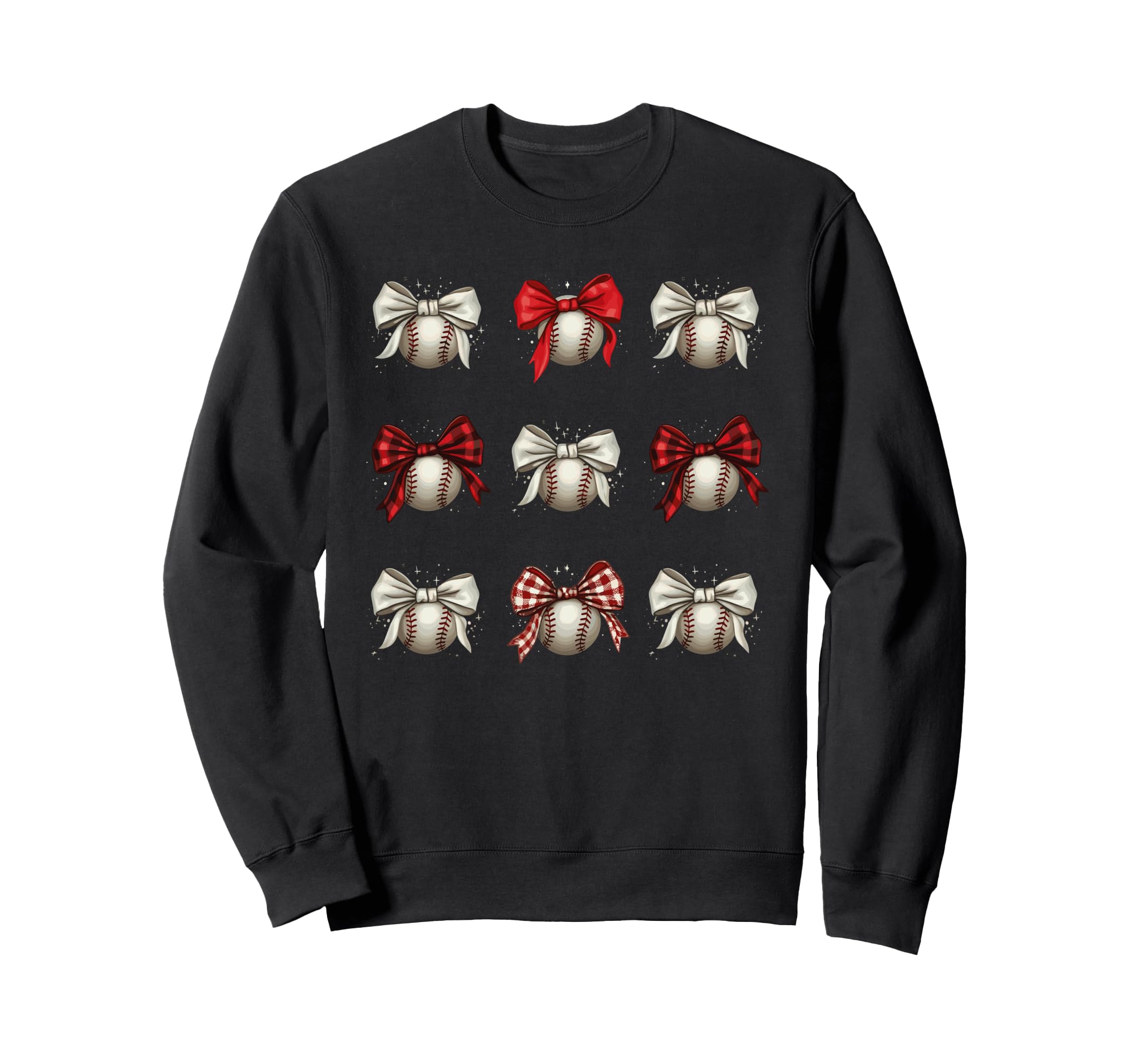 Baseball Coquette Bow Baseball Mom Sweatshirt - Streetwear Style Unisex - T-Shirt, Sweatshirt, Hoodie