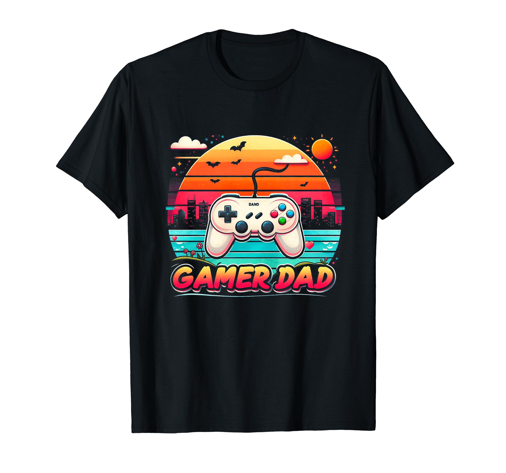 Gamer Dad Game Controller Gaming T-Shirt - Casual Everyday Wear Unisex - T-Shirt, Sweatshirt, Hoodie