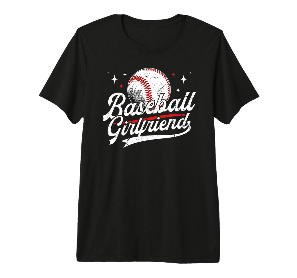 Baseball Girlfriend Proud T-Shirt - Aesthetic Graphic for Adults - T-Shirt, Sweatshirt, Hoodie
