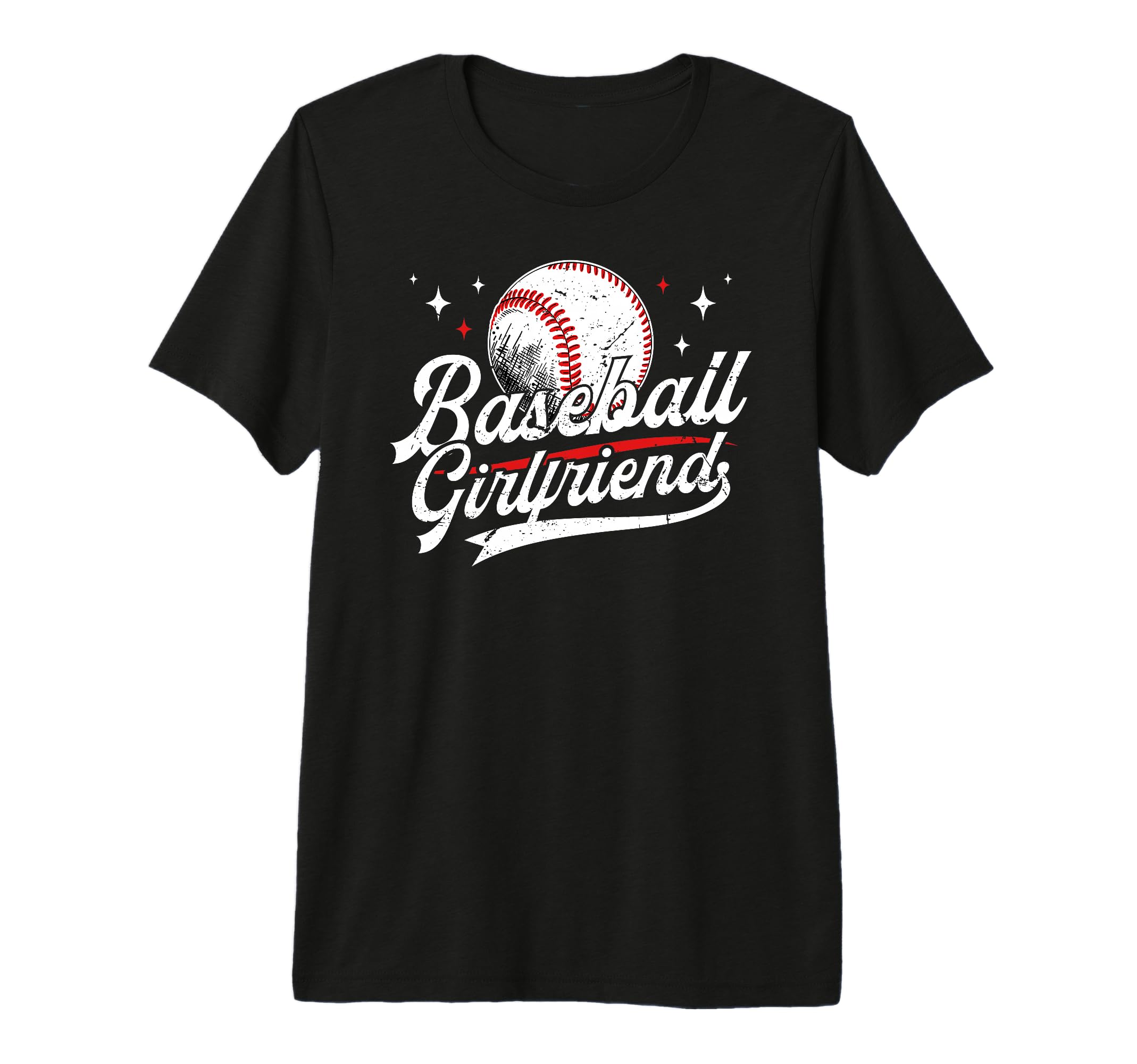 Baseball Girlfriend Proud T-Shirt - Aesthetic Graphic for Adults - T-Shirt, Sweatshirt, Hoodie