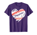 Baseball Heart Baseball Meemaw Softball T-Shirt - Streetwear Style Unisex - T-Shirt, Sweatshirt, Hoodie