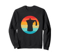 Coffee Maker Silhouette Sunset 80S Sweatshirt - Unique Graphic for Adults - T-Shirt, Sweatshirt, Hoodie