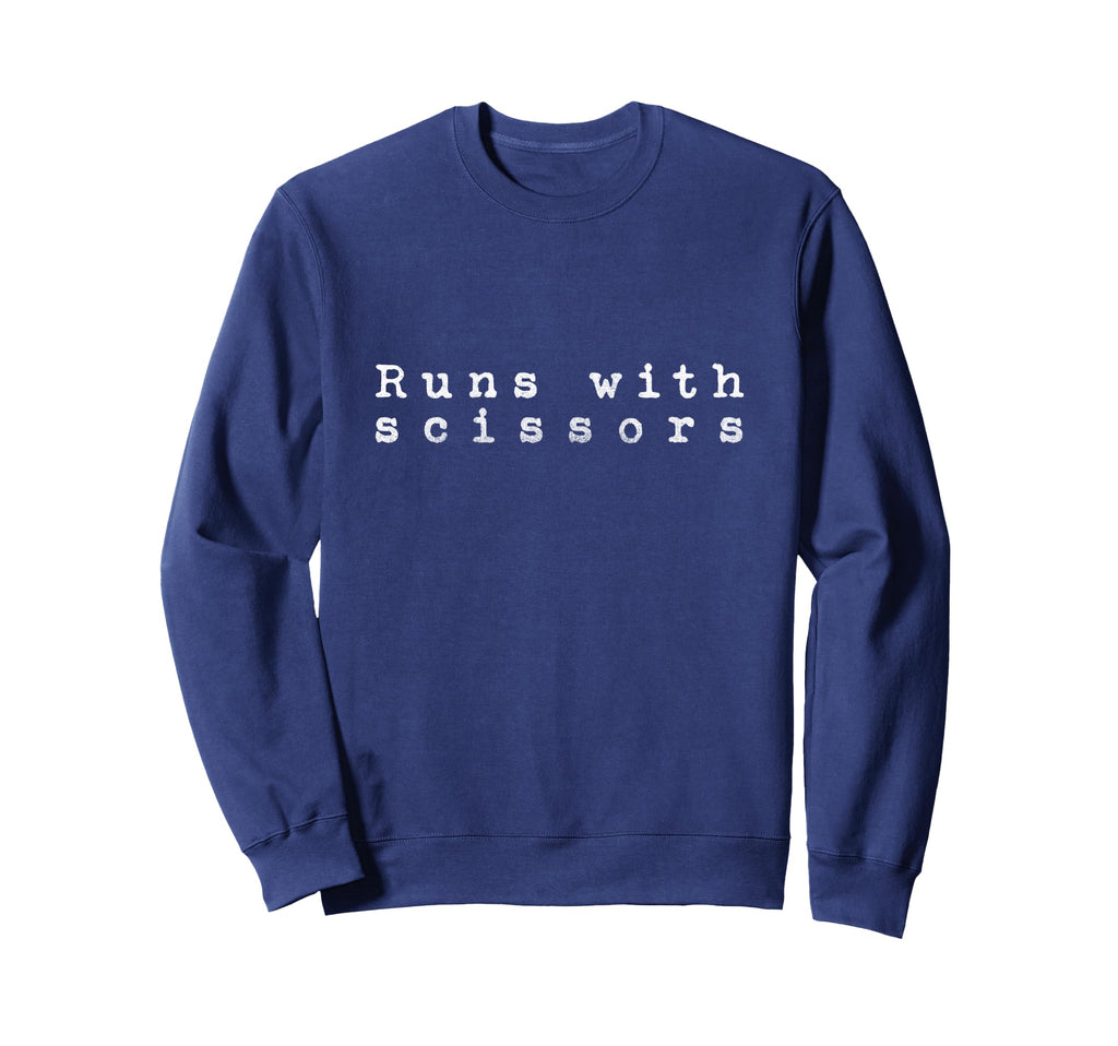 Runs Scissors 90S Sweatshirt - Aesthetic Graphic for Adults - T-Shirt, Sweatshirt, Hoodie