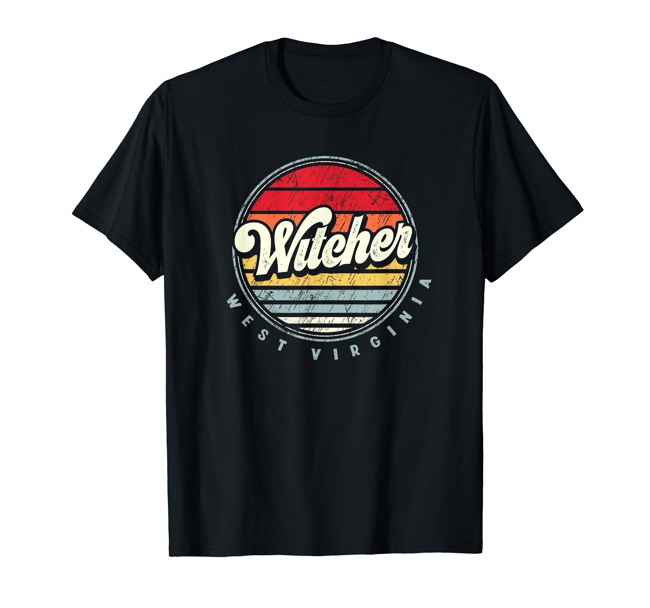 Witcher Home State 70S Sunset T-Shirt - Unique Graphic Unisex - T-Shirt, Sweatshirt, Hoodie