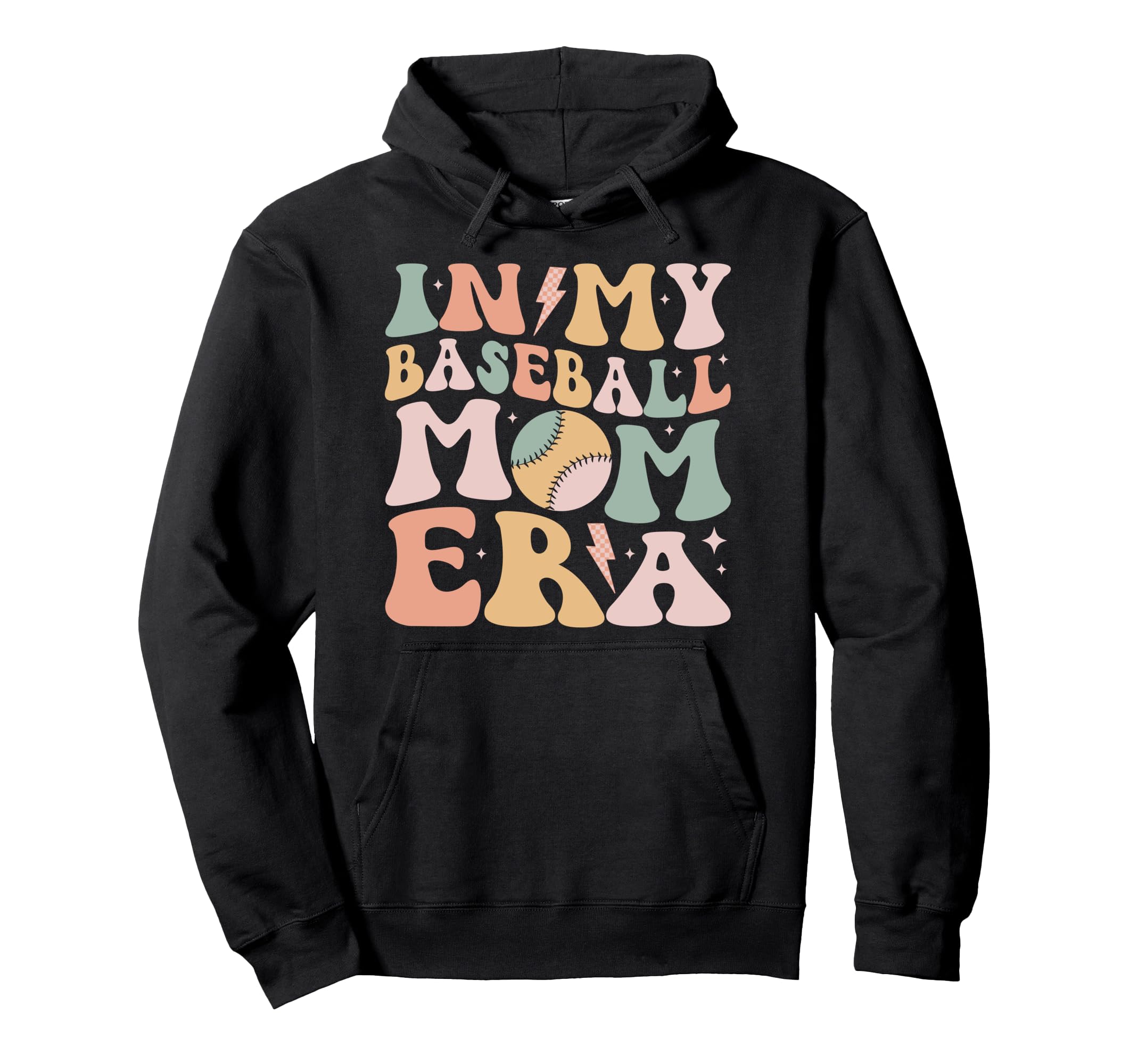 My Baseball Mom Era Sports Team Gift Play Hoodie - Trendy Graphic Men Women - T-Shirt, Sweatshirt, Hoodie