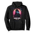 Japanese Vaporwave Anime Game Over Hoodie - Novelty Apparel for Adults - T-Shirt, Sweatshirt, Hoodie