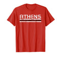 Athens Georgia Weathered Stripe T-Shirt - Minimalist Print Men Women - T-Shirt, Sweatshirt, Hoodie