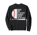 Dads Baseball Proud Baseball Dad Sweatshirt - Aesthetic Graphic Unisex - T-Shirt, Sweatshirt, Hoodie