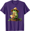 Cute Kawaii Frog Eating Japanese Ramen - Adult & Kids T-Shirts, Sweatshirts & Hoodies apparel design preview 1