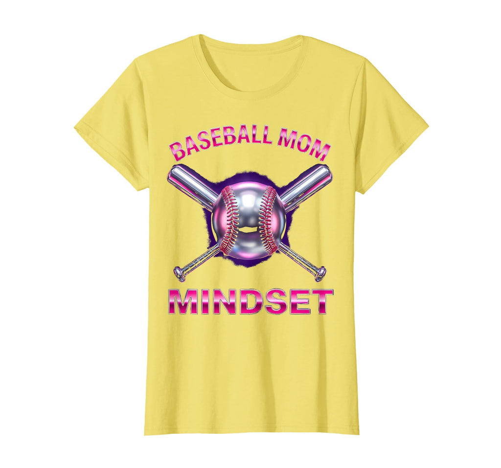 Baseball Mom Mindset Proud Sports Mom T-Shirt - Unique Graphic Unisex - T-Shirt, Sweatshirt, Hoodie