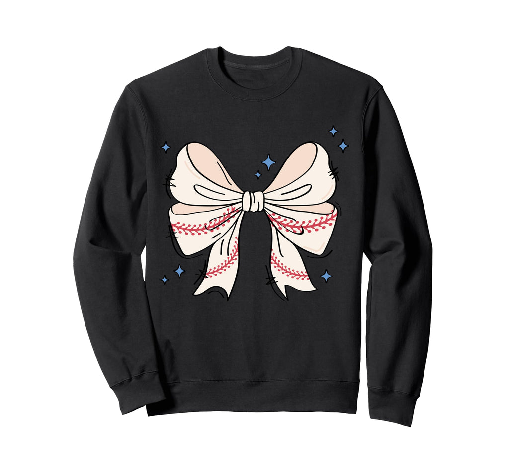 Bow Coquette Ribbon American Sweatshirt - Custom Art Print for Adults - T-Shirt, Sweatshirt, Hoodie
