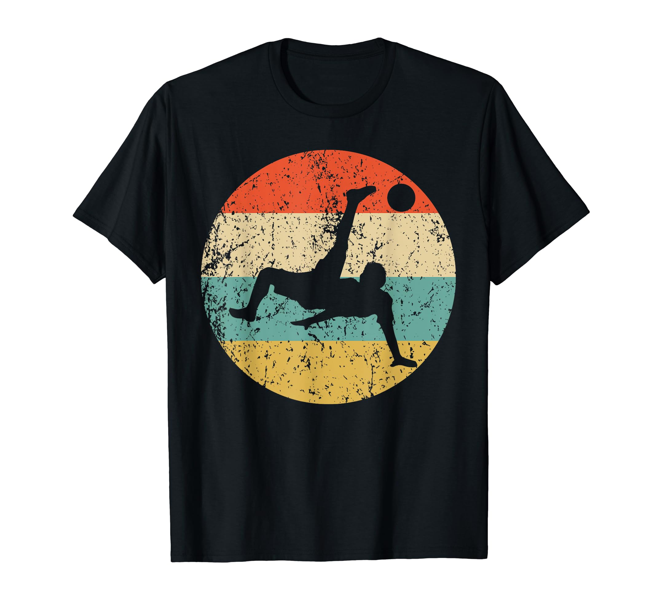 Soccer Player Bicycle Kick Silhouette T-Shirt - Streetwear Style Men Women - T-Shirt, Sweatshirt, Hoodie