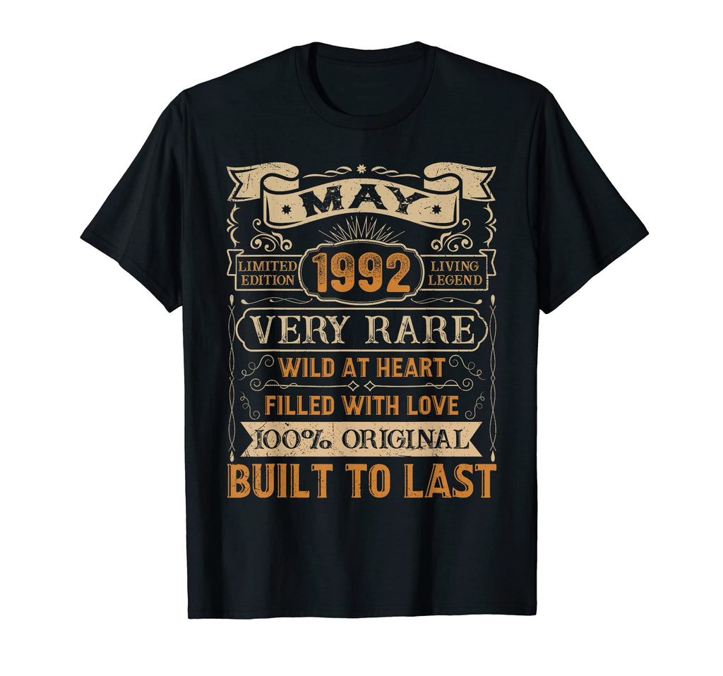 Birthday Party Born May 1992 T-Shirt - Casual Everyday Wear Men Women - T-Shirt, Sweatshirt, Hoodie