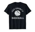 Jay County Baseball Distressed T-Shirt - Graphic Print Men Women - T-Shirt, Sweatshirt, Hoodie