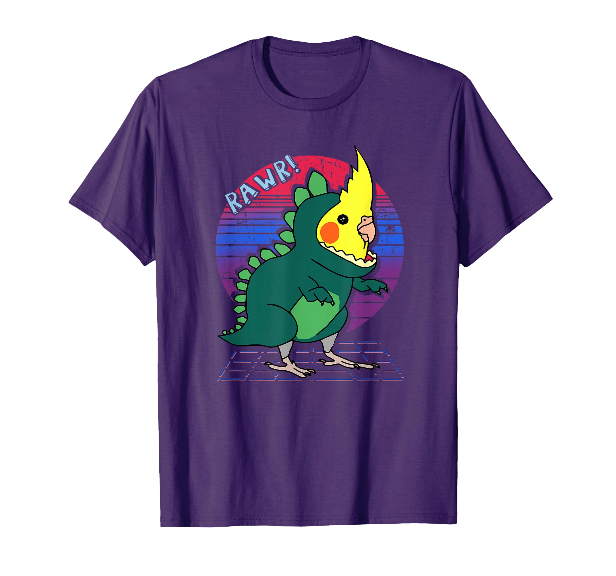 Funny Birb Parrot Aesthetic Vaporwave T-Shirt - Unique Graphic Men Women - T-Shirt, Sweatshirt, Hoodie