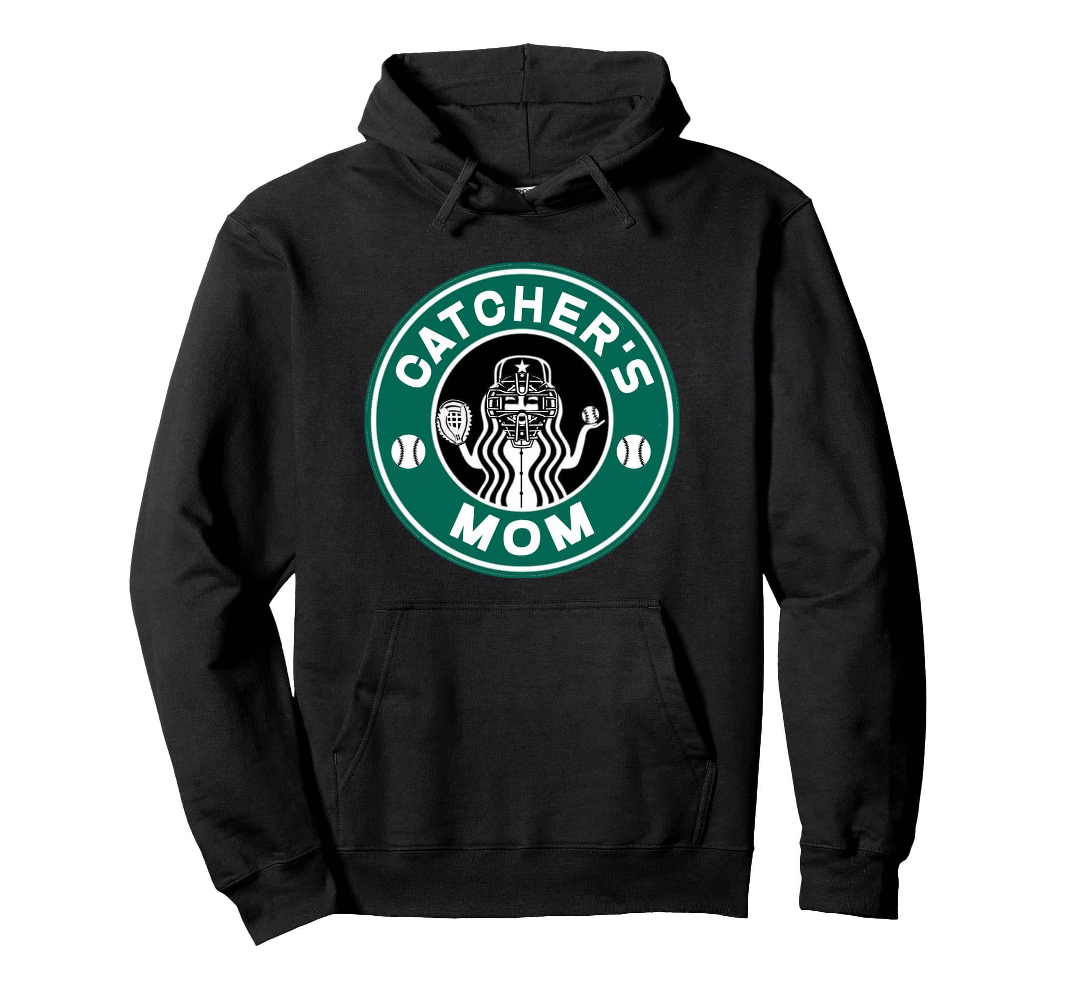 Baseball Catchers Mom Baseball Moms Hoodie - Unique Graphic Men Women - T-Shirt, Sweatshirt, Hoodie